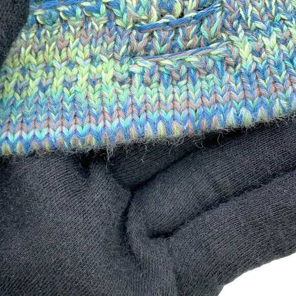 LOUIS VUITTON Damier Palm Tree Crochet Hat Size M Cotton80%/Nylon20% Green - Picture 6 of 8